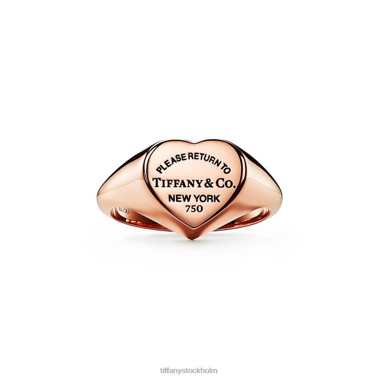 Smycken unisex- Tiffany 26N2D1514 hjärta signetring